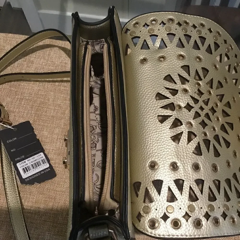 CROSSBODY LASSER CUT DESIGN